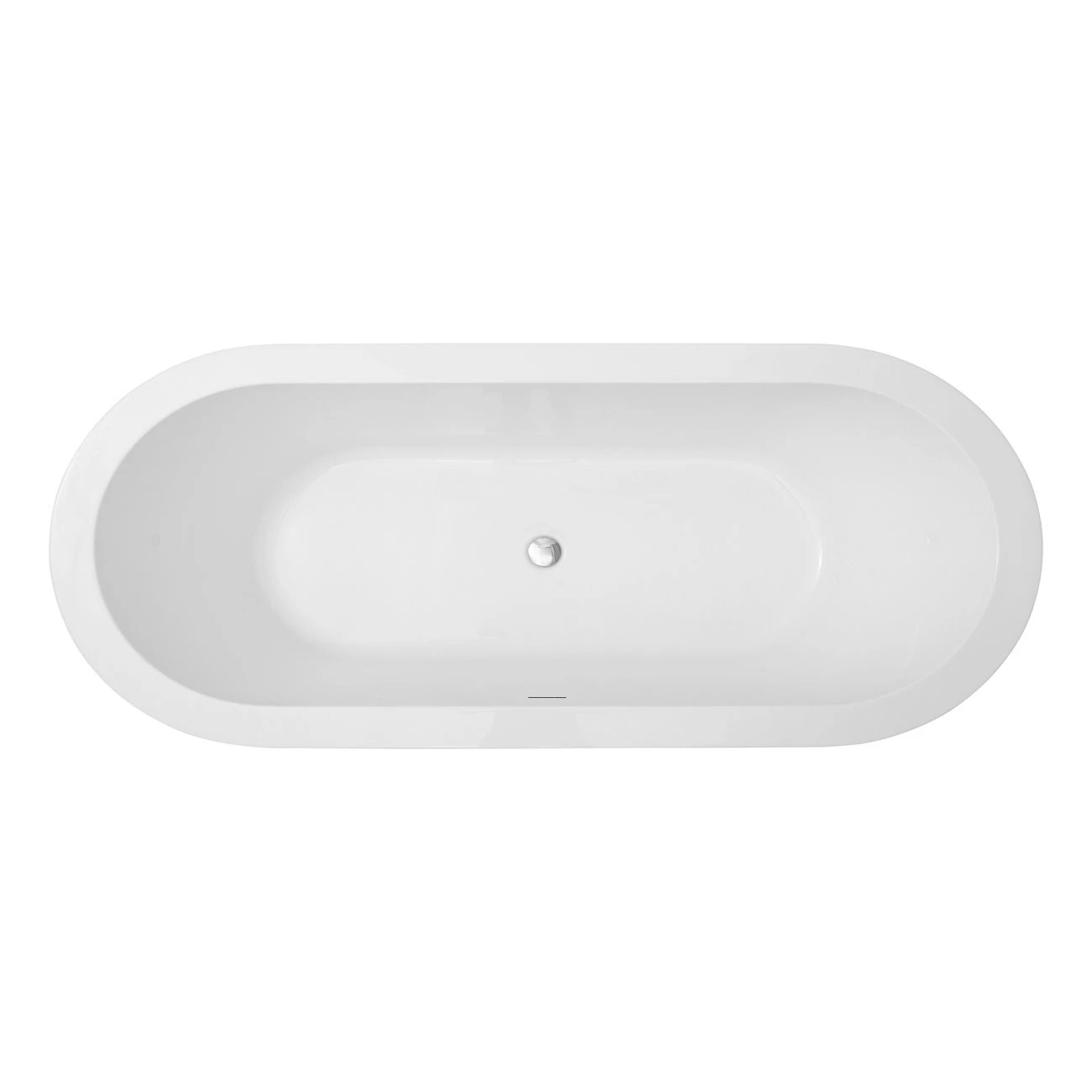 Wyatt 67 Inch Acrylic Double Ended Freestanding Tub Package - Image 2