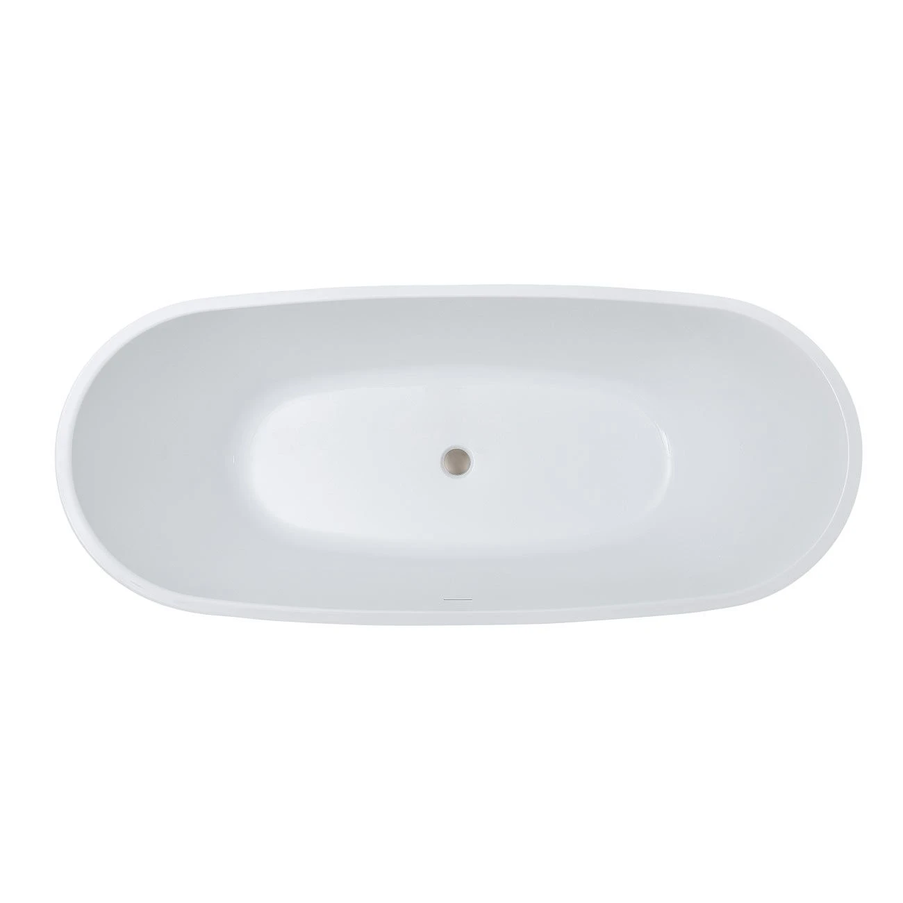 Viola 69 Inch Acrylic Double Slipper Freestanding Tub - Image 5