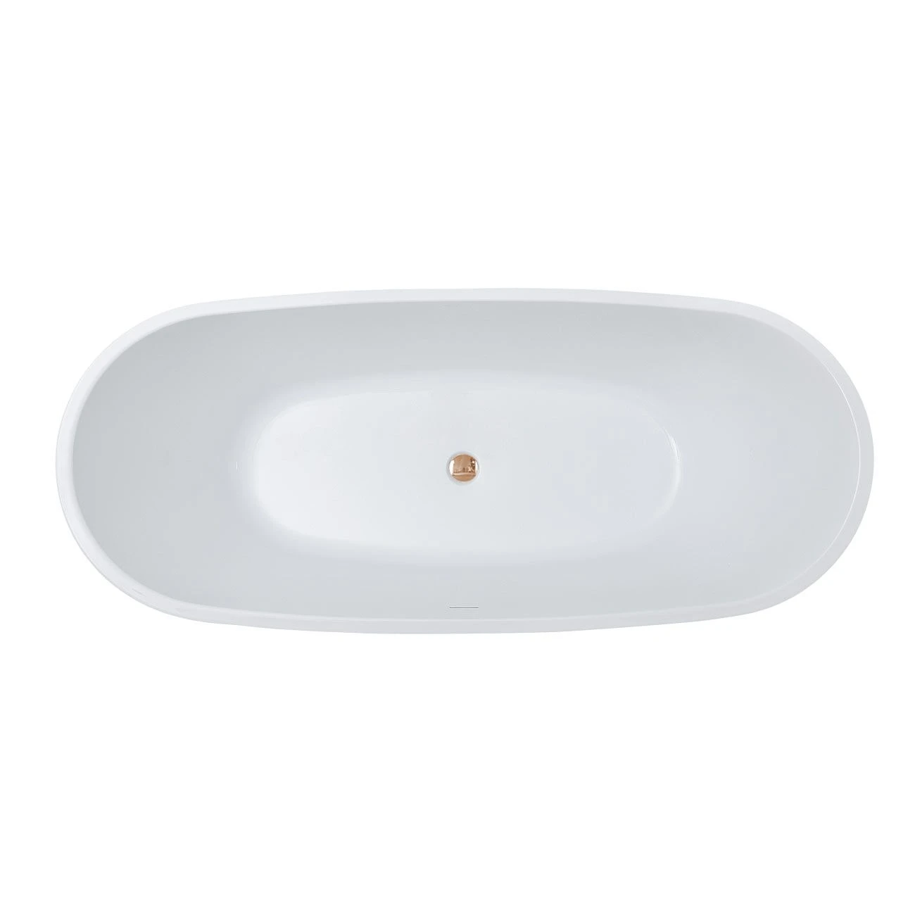 Viola 69 Inch Acrylic Double Slipper Freestanding Tub - Image 12