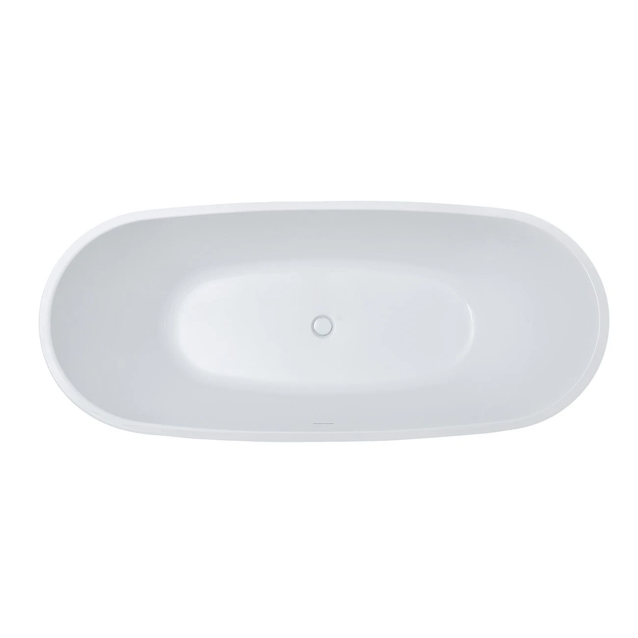 Viola 69 Inch Acrylic Double Slipper Freestanding Tub - Image 13