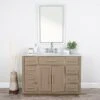 Barrett 48 Inch Oak Vanity With Rectangular Undermount Sink - Light Oak