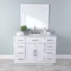 Barrett 48 Inch Oak Vanity With Oval Undermount Sink - White