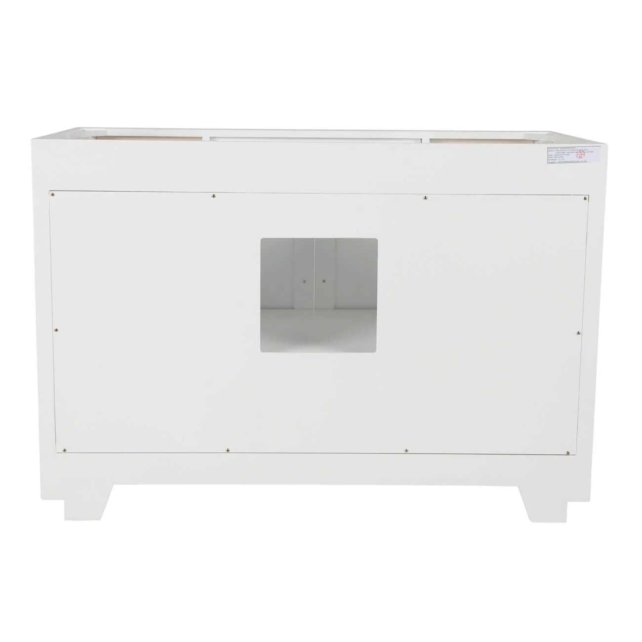 Barrett 48 Inch Oak Vanity With Rectangular Undermount Sink - White - Image 4