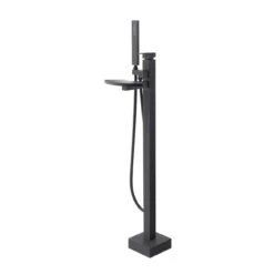 Contemporary Freestanding Tub Faucet With Handshower