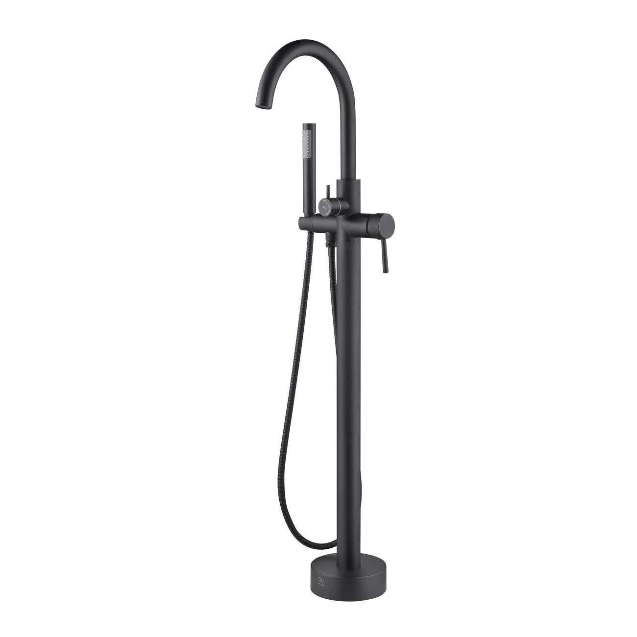Contemporary High Flow Freestanding Gooseneck Tub Faucet - Image 6
