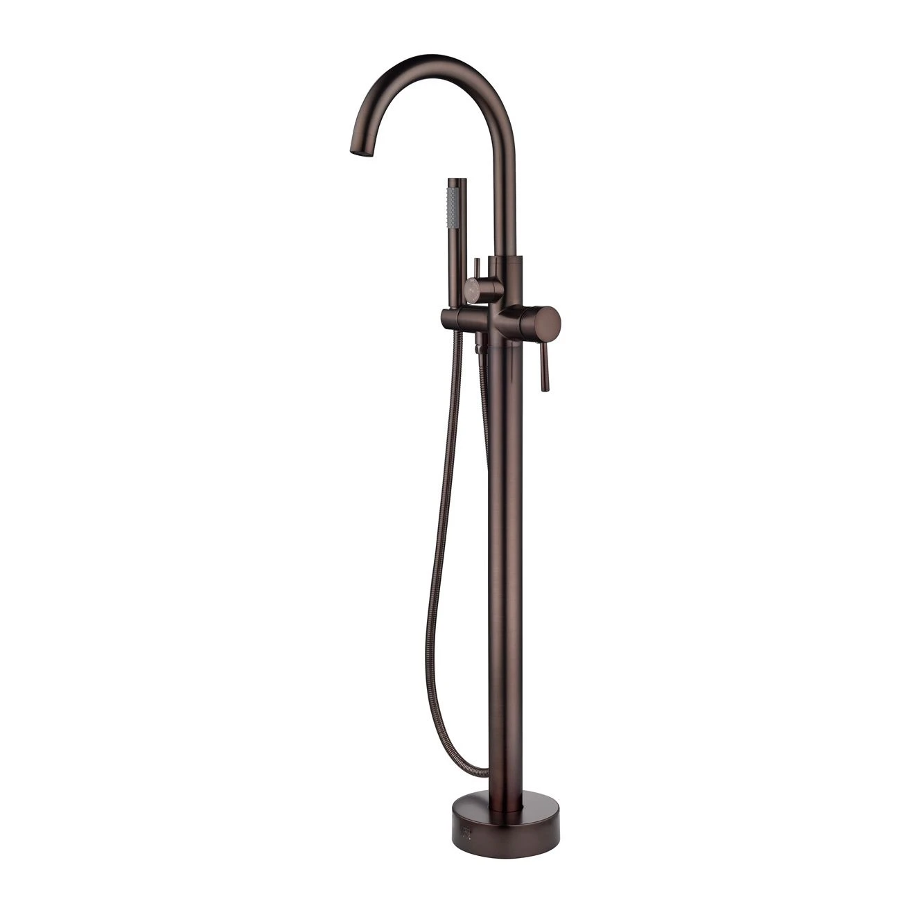 Contemporary High Flow Freestanding Gooseneck Tub Faucet - Image 9