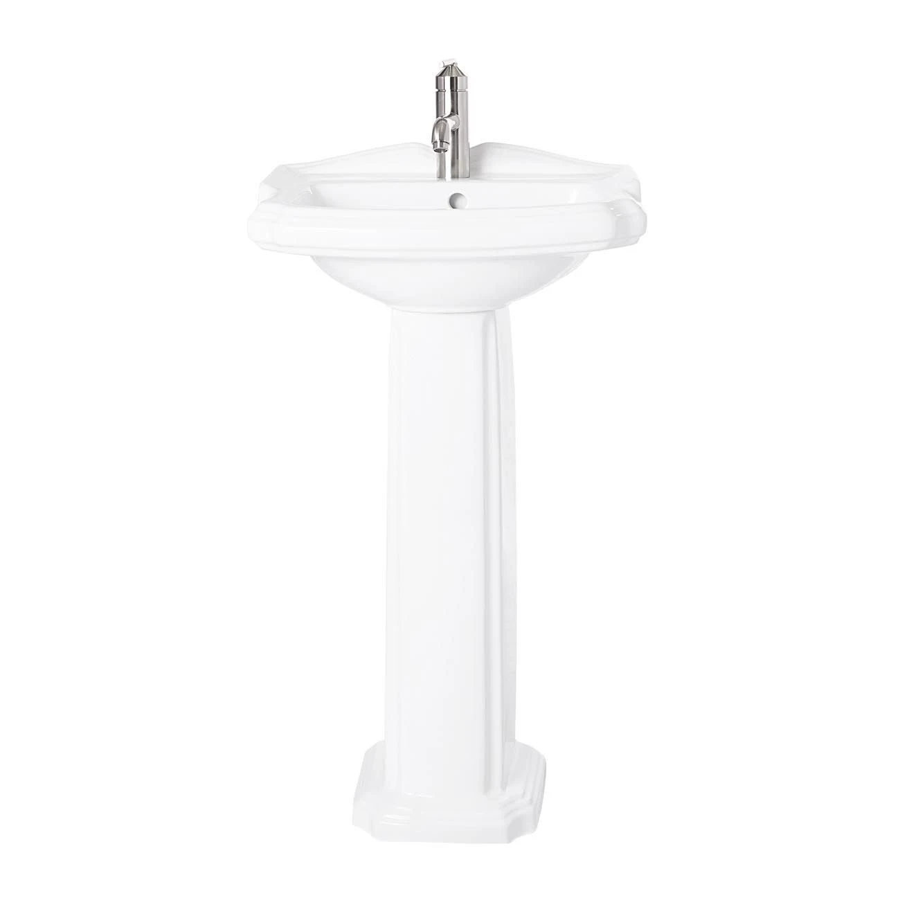 Lettura 19 Inch Pedestal Sink - Image 8