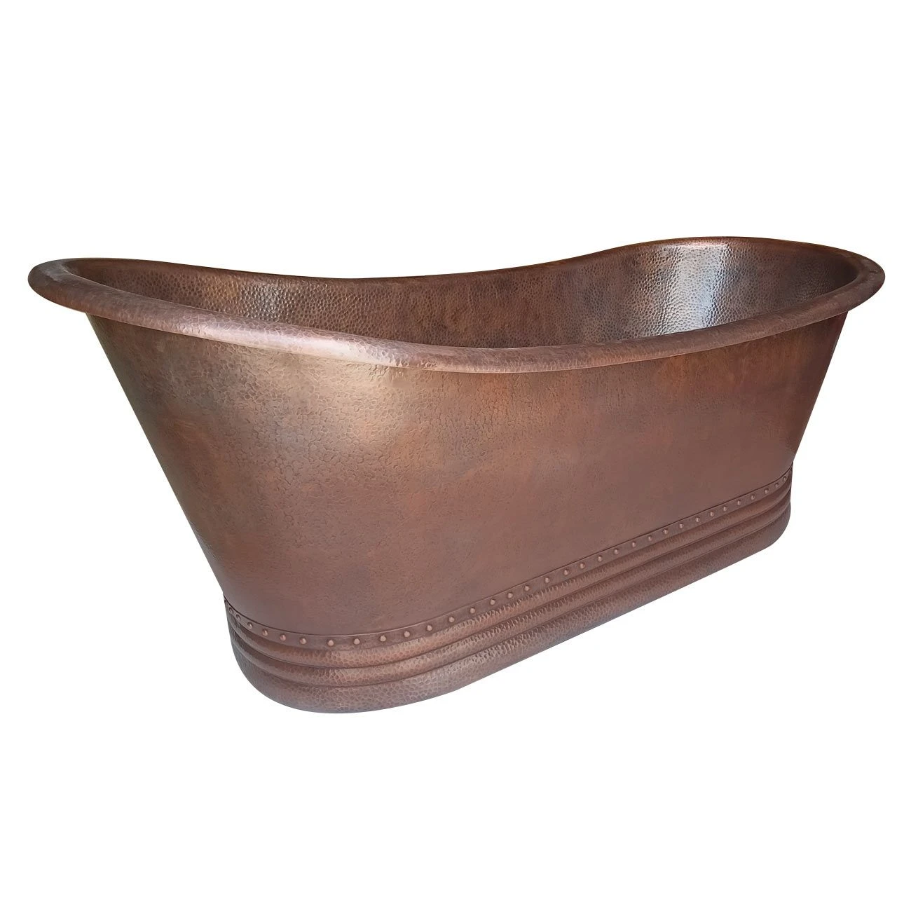 Reese Copper Slipper Bathtub - Image 3