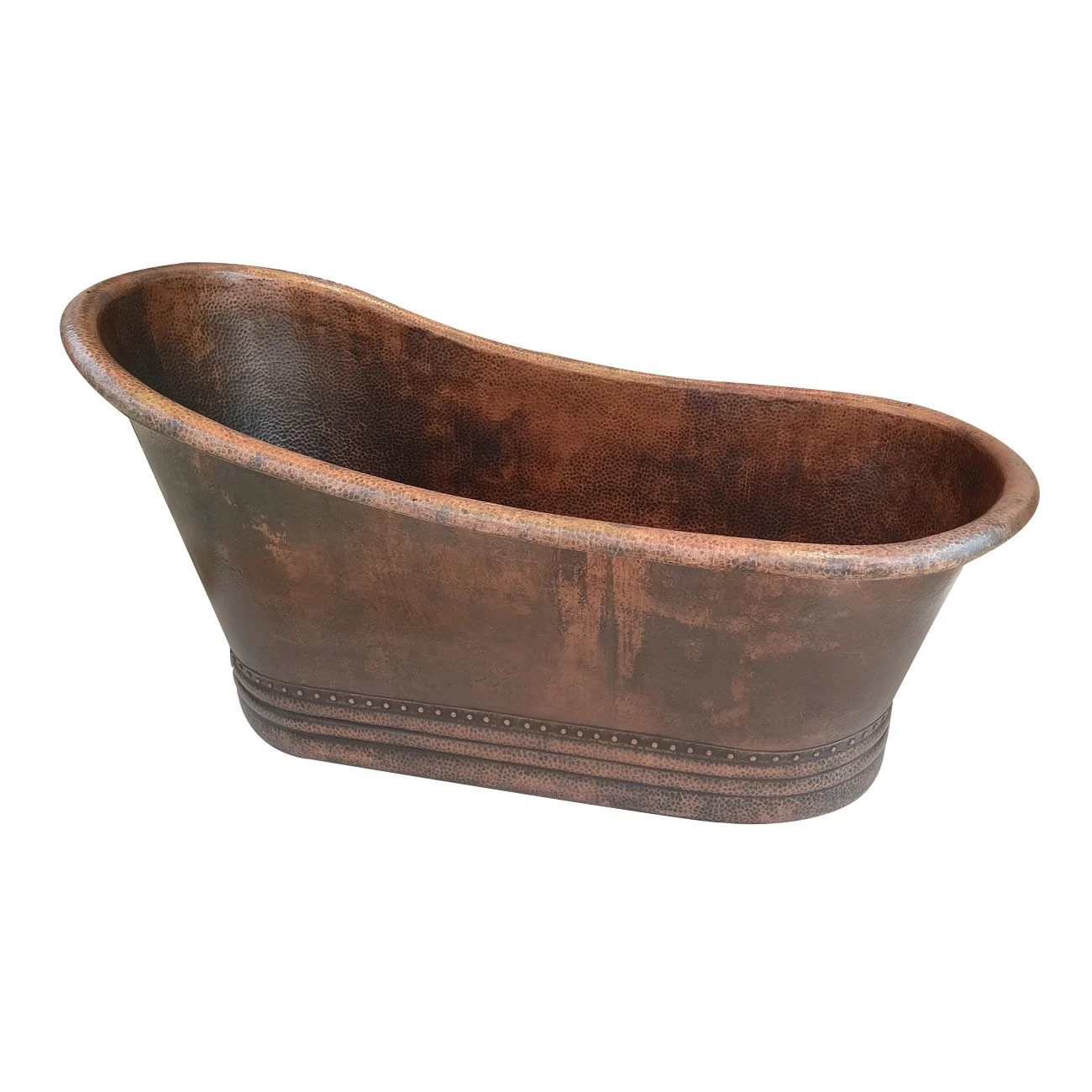 Reese Copper Slipper Bathtub - Image 2