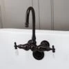 Bathtub Wall Mount Gooseneck Clawfoot Bathtub Faucet