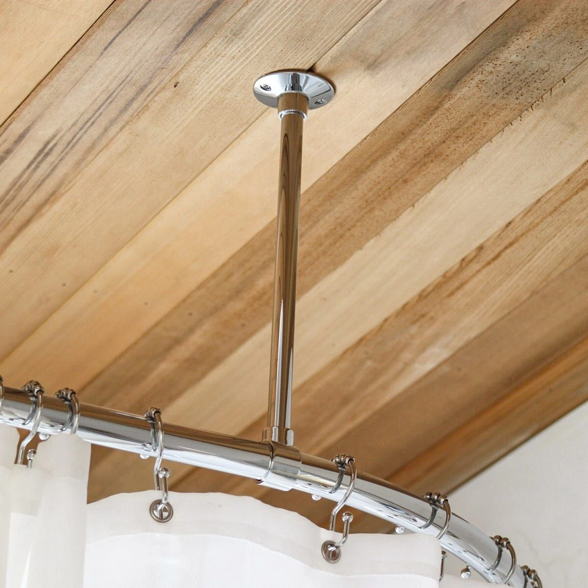 Clawfoot Tub Oval Shower Enclosure - 30 X 54 Inch - Image 4