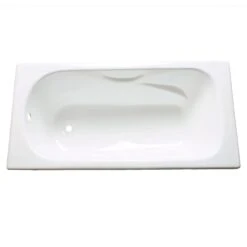 Bellini Cast Iron Drop-In Tub - No Faucet Drillings