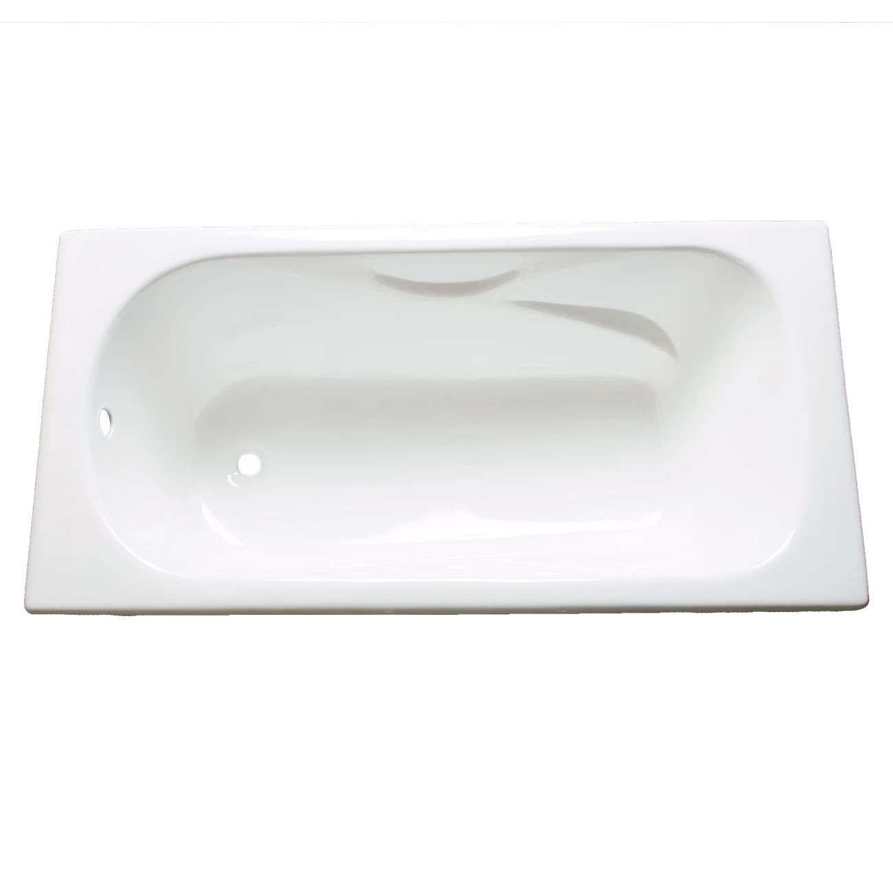 Bellini Cast Iron Drop-In Tub - No Faucet Drillings