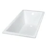 Zurich 67 Inch Cast Iron Drop-In Tub - No Faucet Drillings - Unfinished Exterior