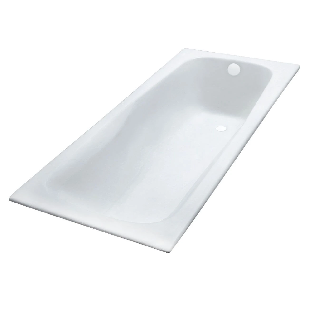 Greco 71 Inch Cast Iron Drop-In Tub - No Faucet Drillings - Unfinished Exterior - Image 2