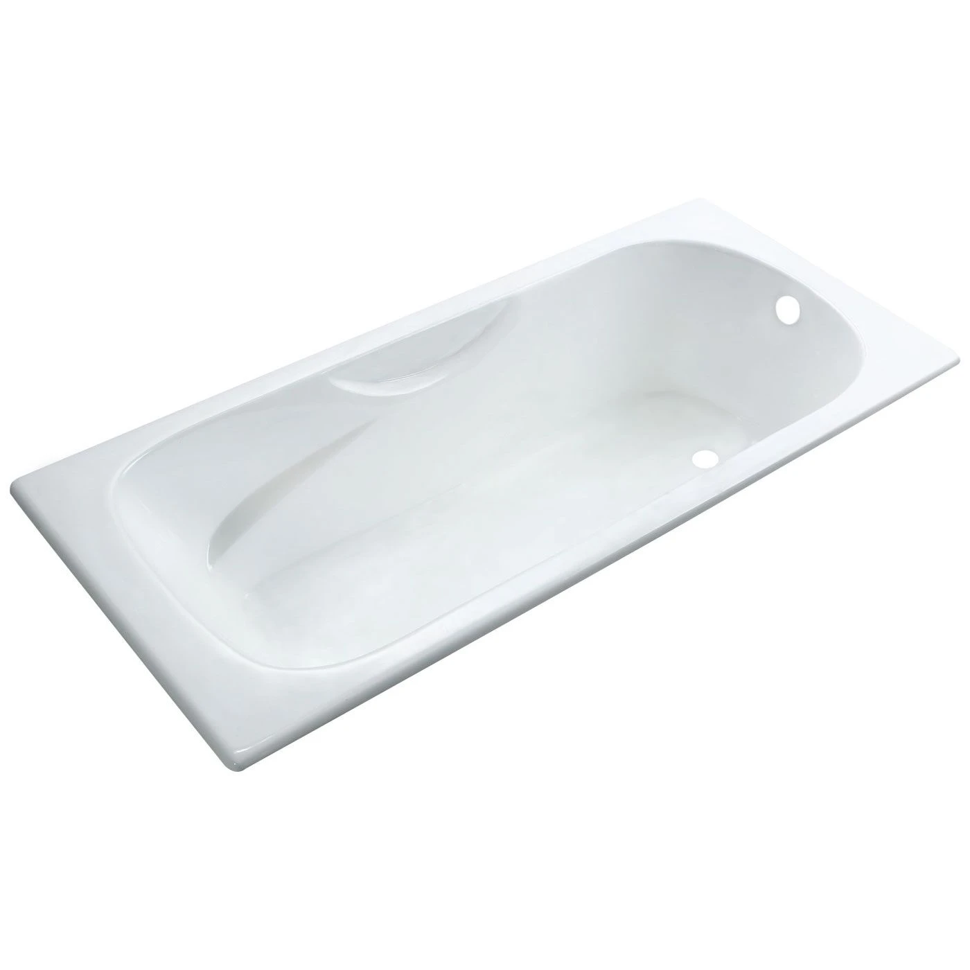 Bellini Cast Iron Drop-In Tub - No Faucet Drillings - Image 2
