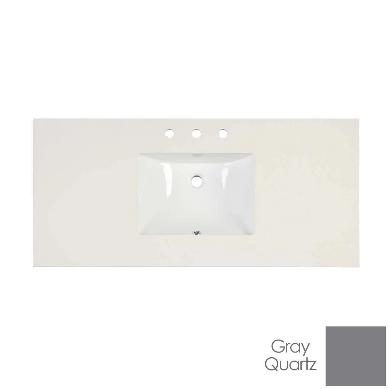 48 Inch Vanity Top With Rectangular Undermount Sink - Image 2