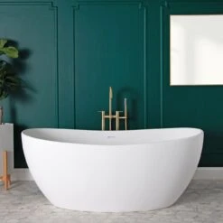 Milou Resin Double Slipper Matte Tub