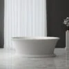 Cora 67 Inch Acrylic Double Ended Pedestal Tub