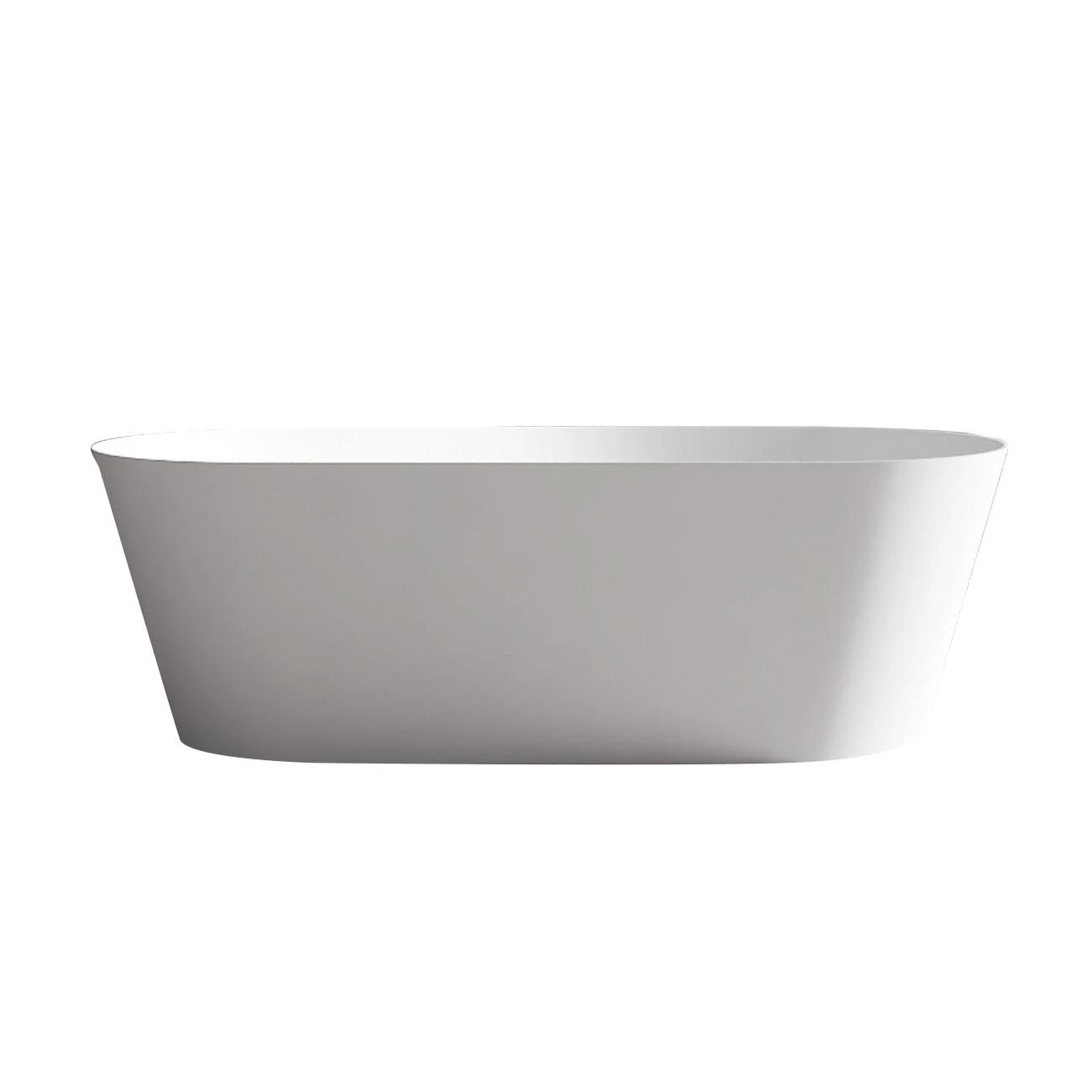 Lyla 65 Inch Resin Double Ended Matte Tub - Image 2