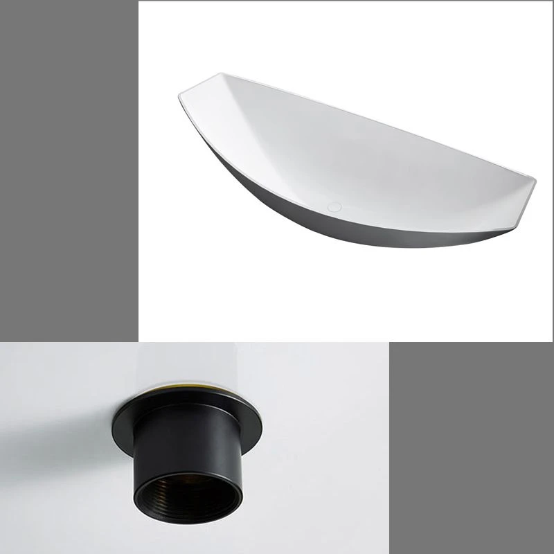 Vina 79 Inch Acrylic Floating Hammock Tub - Image 10