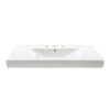 40 Inch Semi-Recessed Bathroom Sink