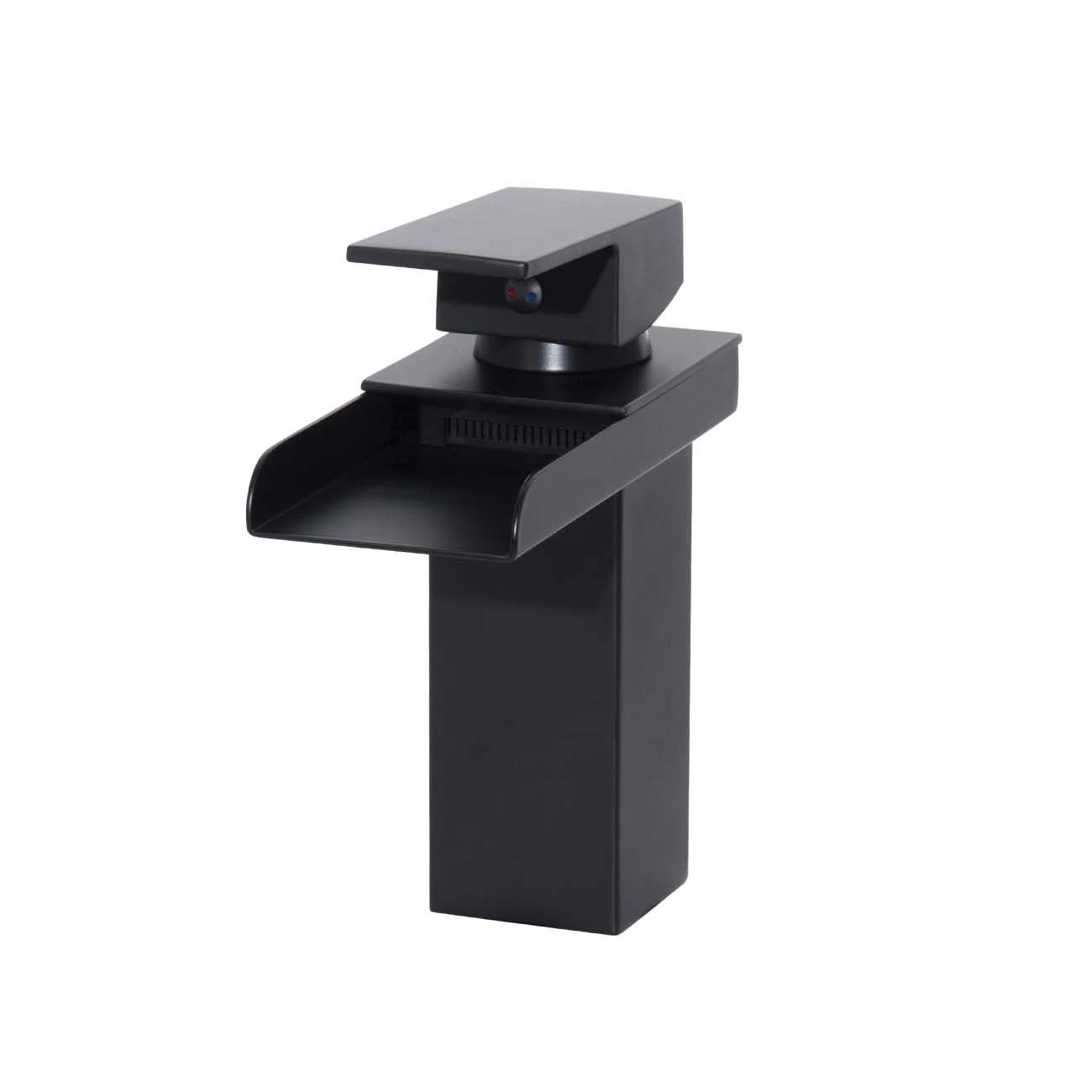 Kally Collection Waterfall Single Hole Bathroom Sink Faucet