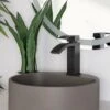 Kally Collection Single Hole Bathroom Sink Faucet