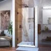 DreamLine Unidoor 29-30 Inch W X 72 Inch H Frameless Hinged Shower Door