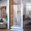 DreamLine Unidoor 33-34 Inch W X 72 Inch H Frameless Hinged Shower Door