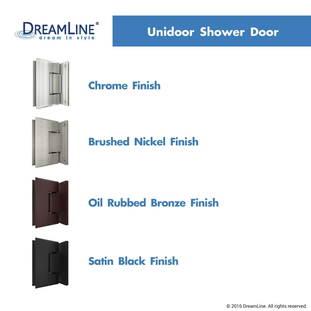 DreamLine Unidoor 25 Inch W X 72 Inch H Frameless Hinged Shower Door - Image 7
