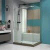 DreamLine Enigma-X 32-1/2 Inch D X 48-3/8 Inch W X 76 Inch H Clear Sliding Shower Enclosure