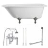 Heritage Cast Iron Classic Clawfoot Tub Package