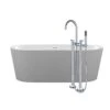 Wyatt 67 Inch Acrylic Double Ended Freestanding Tub Package