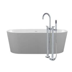 Wyatt 67 Inch Acrylic Double Ended Freestanding Tub Package