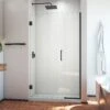 DreamLine Unidoor Plus 42-42 1/2 In. W X 72 In. H Frameless Hinged Shower Door