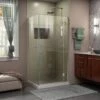 DreamLine Unidoor-X 34-3/8 W X 34 Inch D X 72 Inch H Frameless Hinged Shower Enclosure