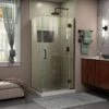 DreamLine Unidoor-X 36-3/8 Inch W X 30 Inch D X 72 Inch H Frameless Hinged Shower Enclosure