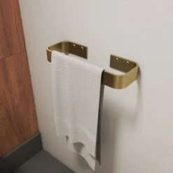 Flat Metal Hand Towel Holder