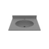 24 Inch Vanity Top With Oval Integral Sink