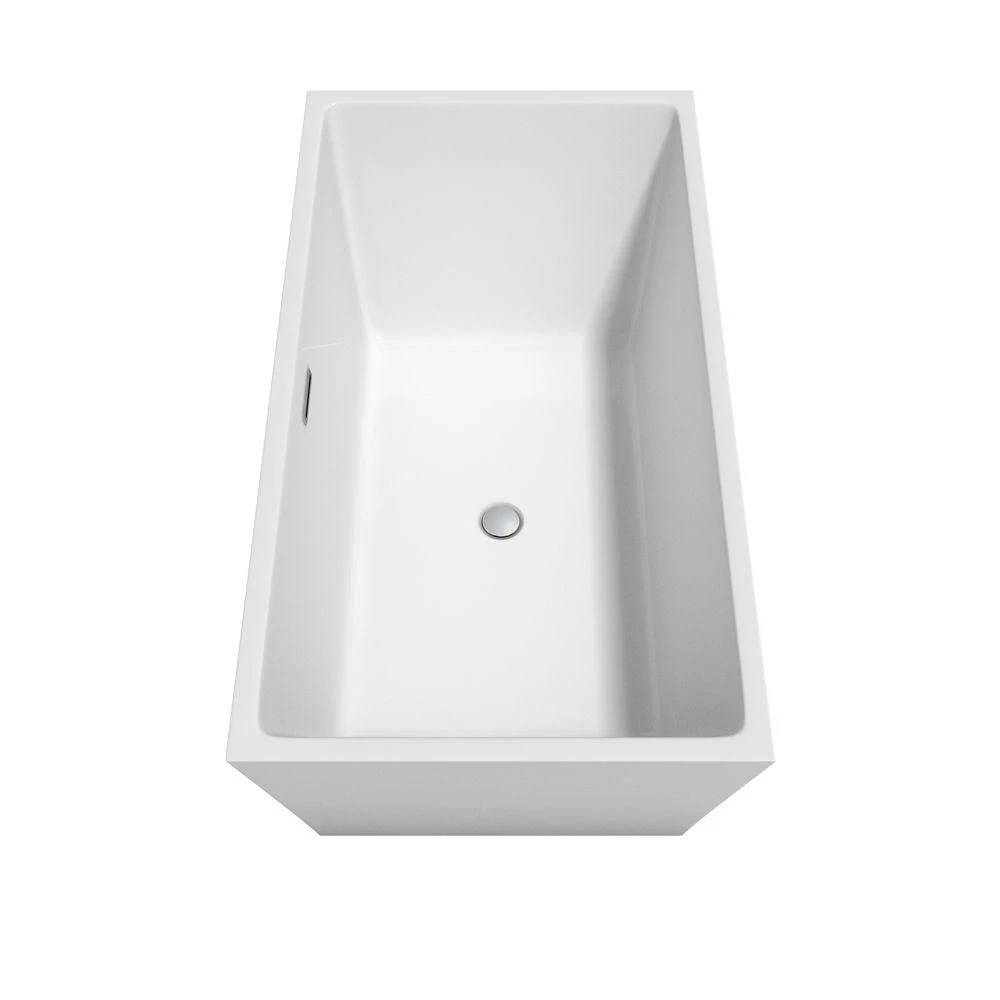 Sara Acrylic Double Ended Freestanding Bathtub - No Faucet Drillings - Image 5