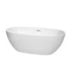 Juno Acrylic Double Ended Freestanding Bathtub - No Faucet Drillings